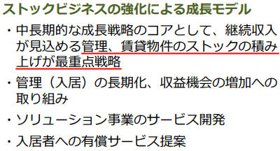 香陵住販の決算説明資料