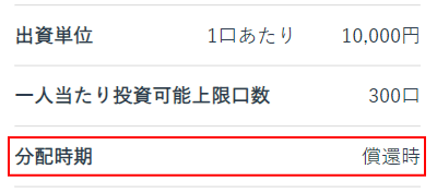FUNDROPの分配周期