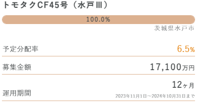 TOMOTAQUの1億円案件