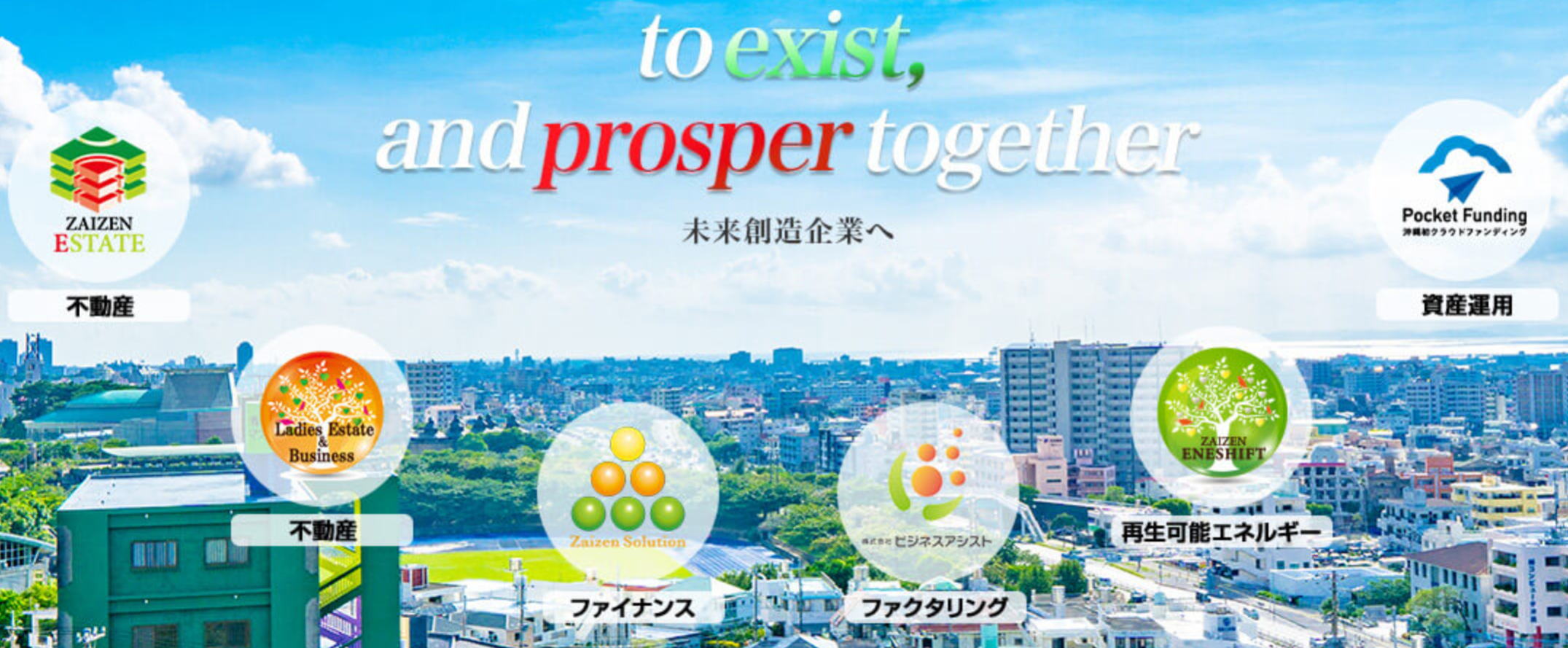 財全GROUPの構成企業図